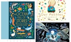 Three books for the Perfect Visit to the Beach: ‘Our Pebbles’, ‘The Ocean At Night’ and ‘An Ocean Full of Stories’
